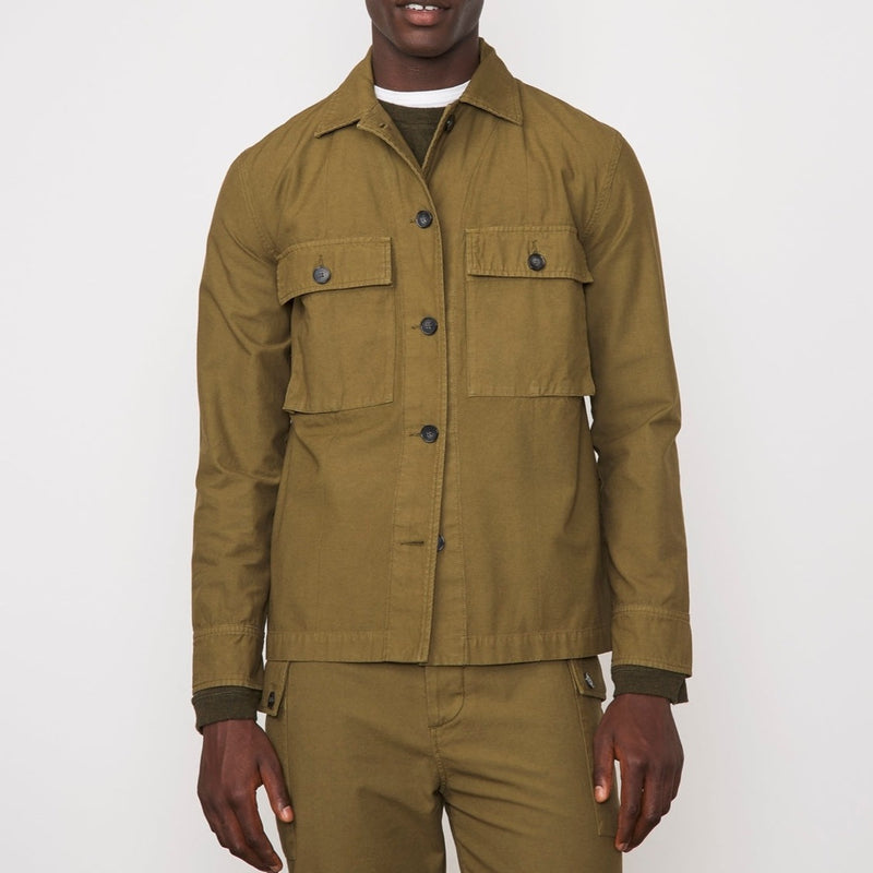 Surchemise Swan Oversh Itl Co Pgmt Dye - Green Army