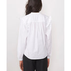 Chemise Charline White Cotton Poplin - White