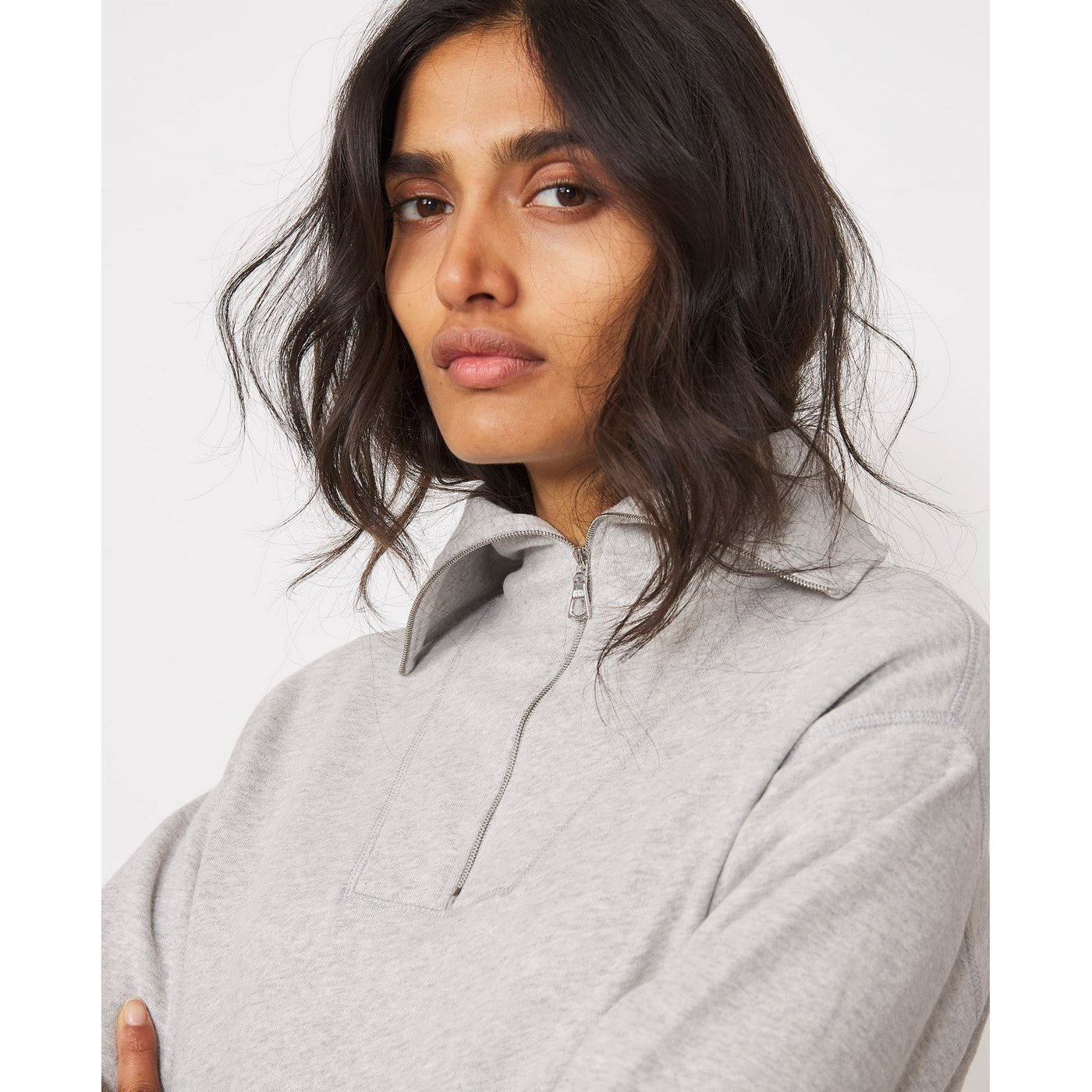 Avril Sweatshirt - Heather Gray - Women