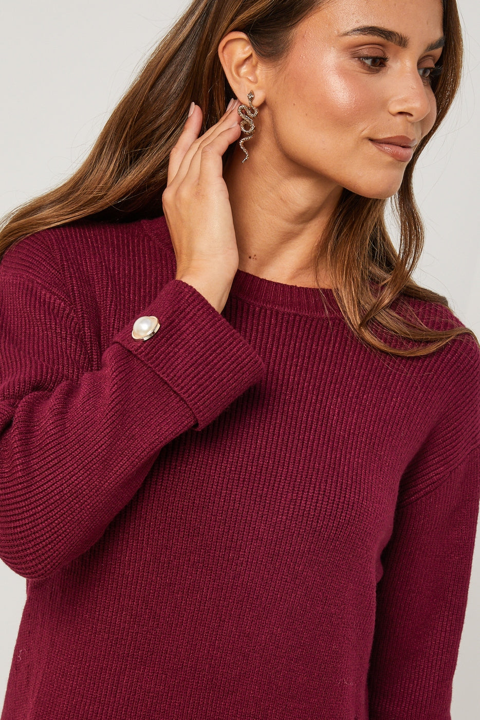 Robe Pull - Bordeaux