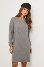 Vestido tipo suéter - Gris