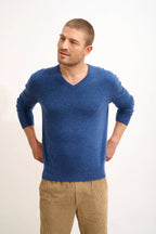 Sweter w serek – Walt – Océan Chiné