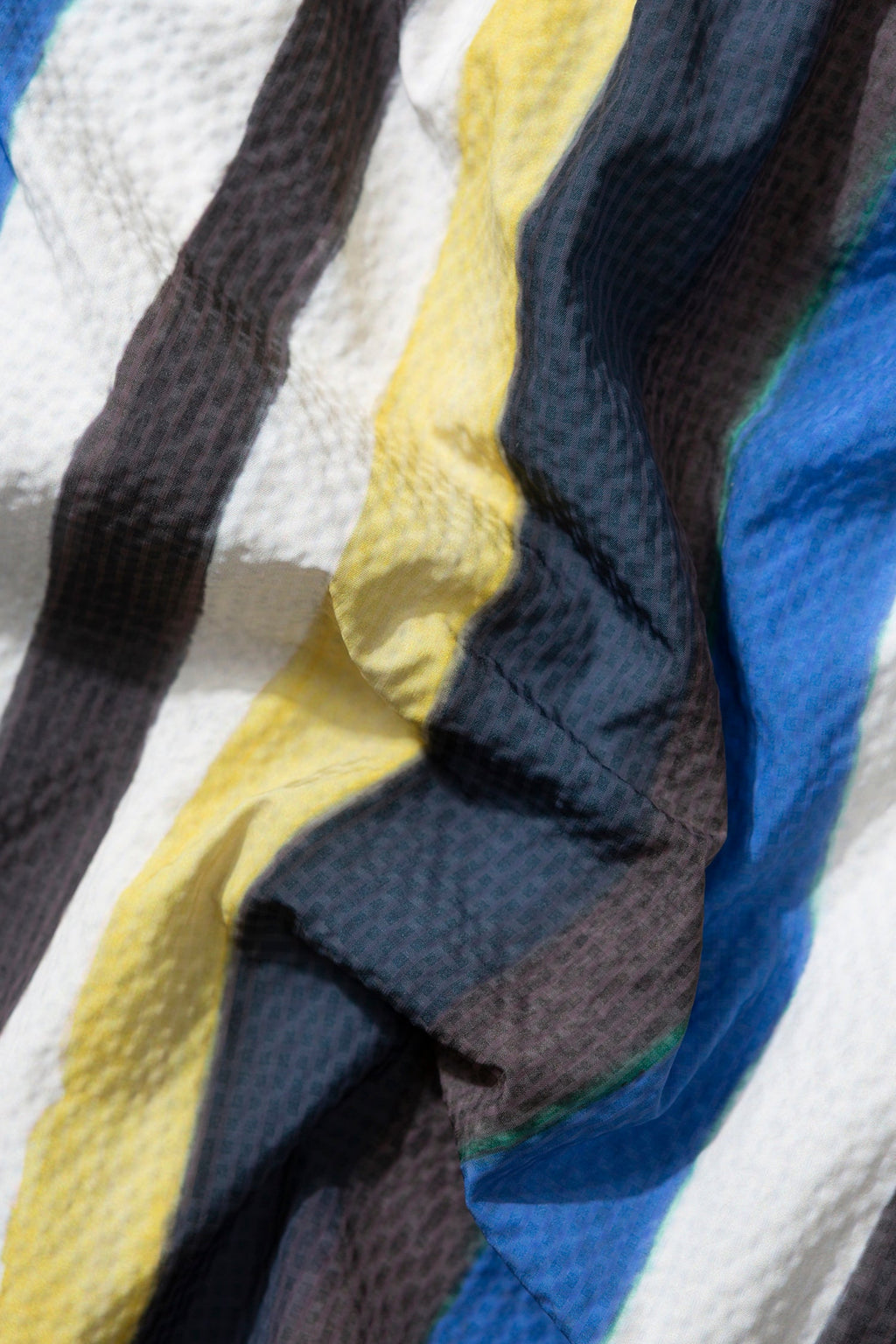 Zwemshort Watercolour Stripes Mustard