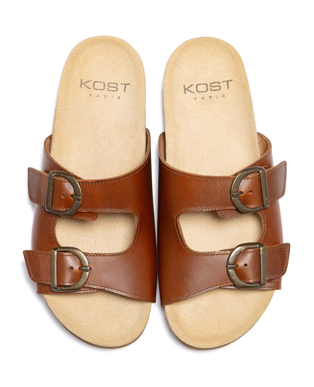 Klapki Mule Wave F Pl – Cognac