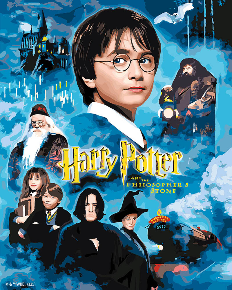 Peinture Par Numéros - Harry Potter À L'École Des Sorciers Affiche Ii