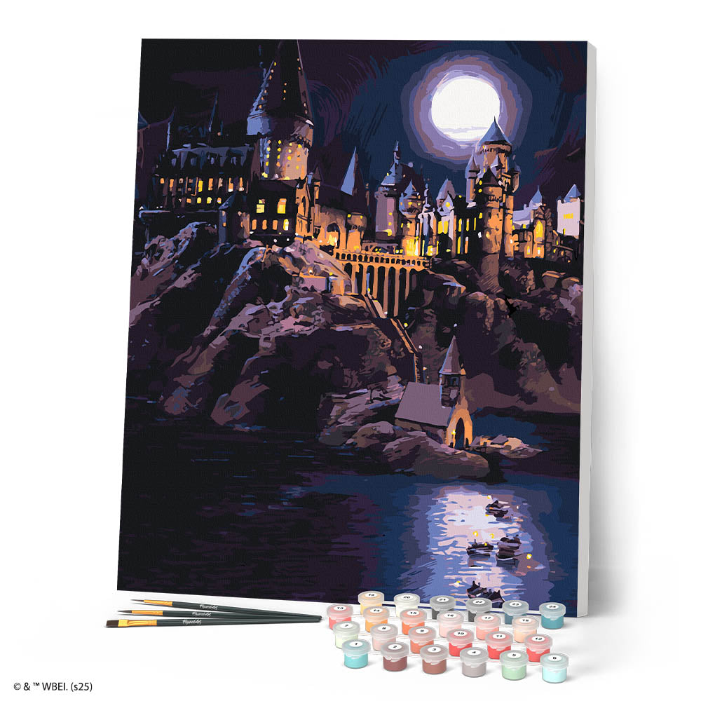 Paint By Numbers - Harry Potter - Hogwarts Castle At Night