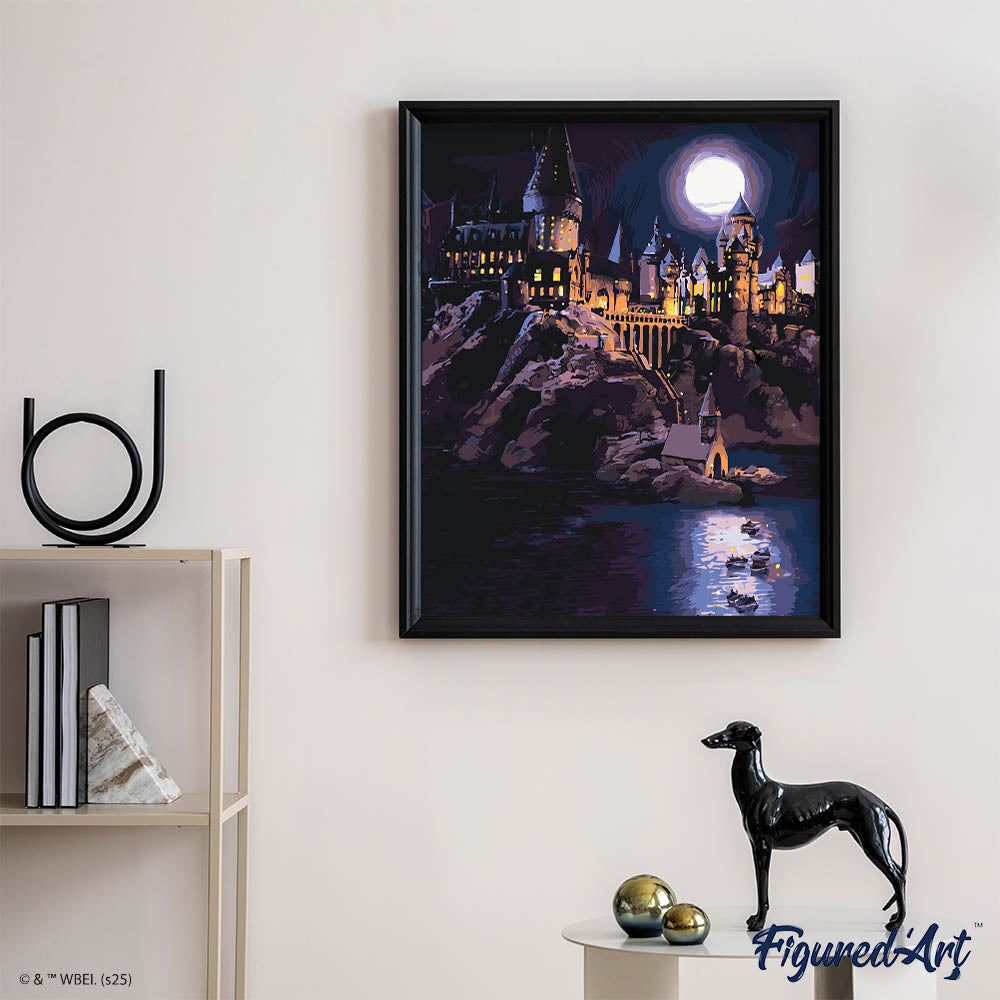 Paint By Numbers - Harry Potter - Hogwarts Castle At Night