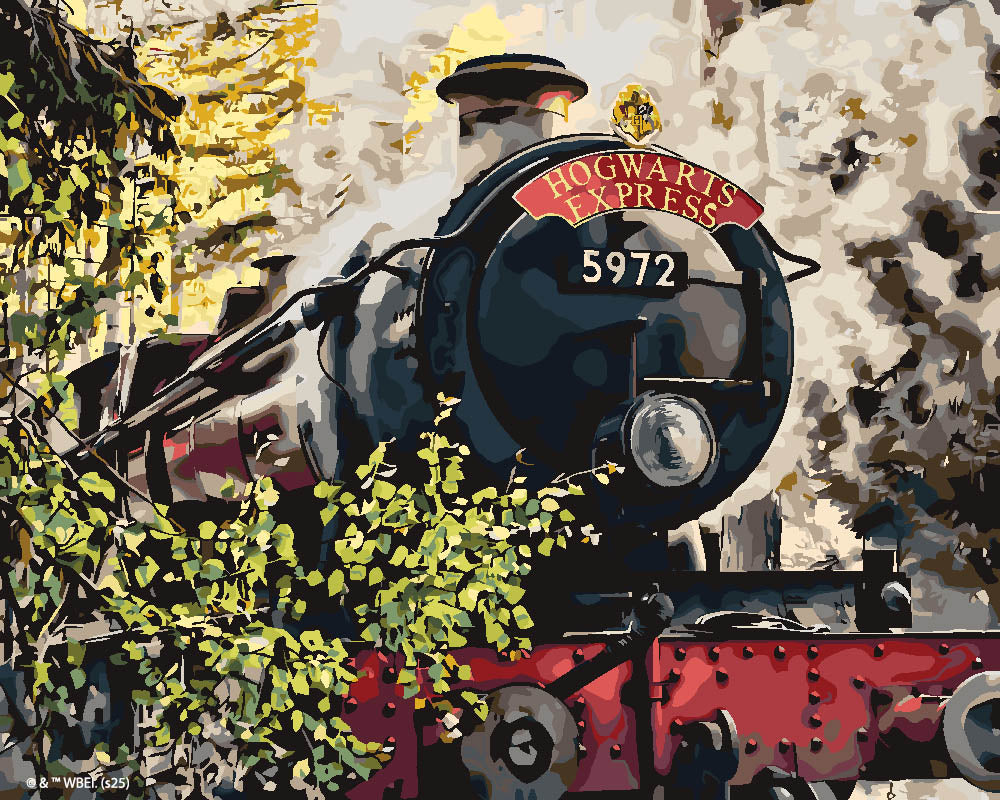 Paint By Numbers - Harry Potter - Hogwarts Express