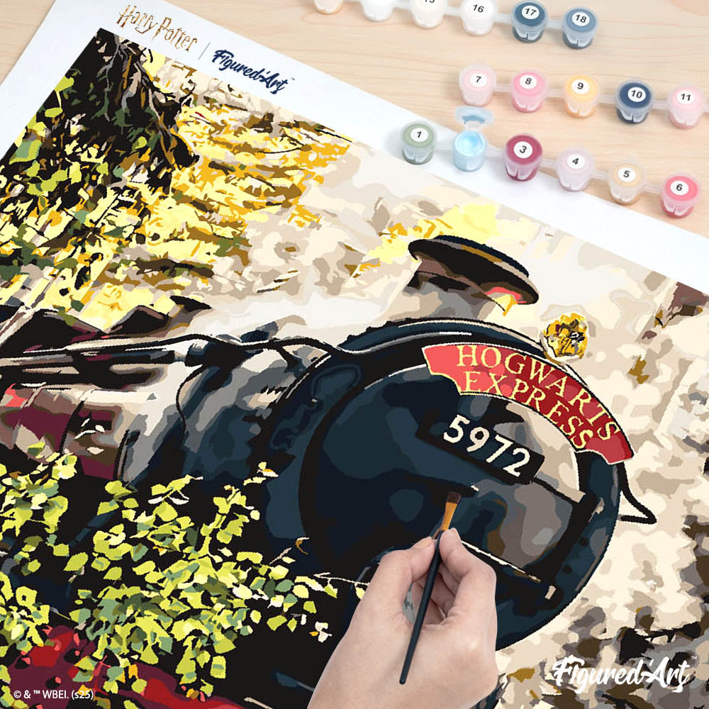 Paint By Numbers - Harry Potter - Hogwarts Express