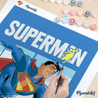 Peinture Par Numéros - Superman Courant
