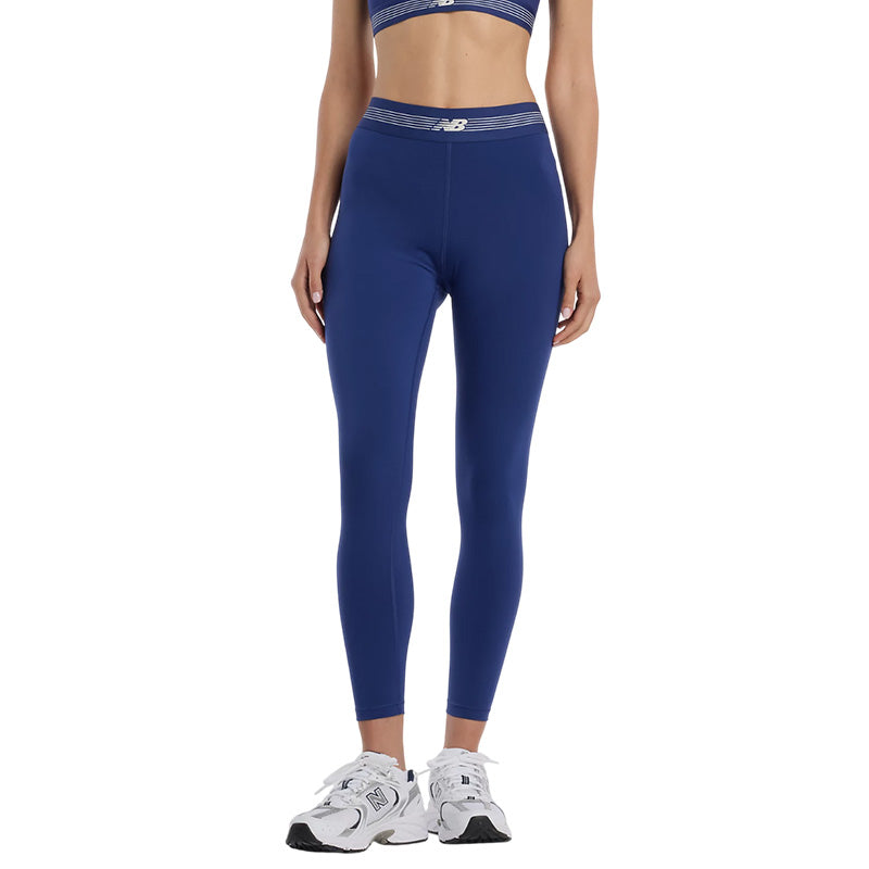 New Balance Ac 25 Po Women's Leggings - Navy Blue, White