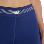 New Balance Ac 25 Po Women's Leggings - Navy Blue, White
