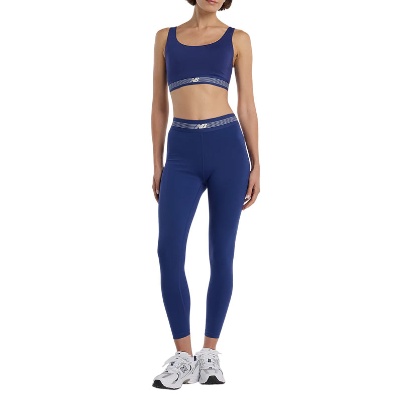 New Balance Ac 25 Po Women's Leggings - Navy Blue, White