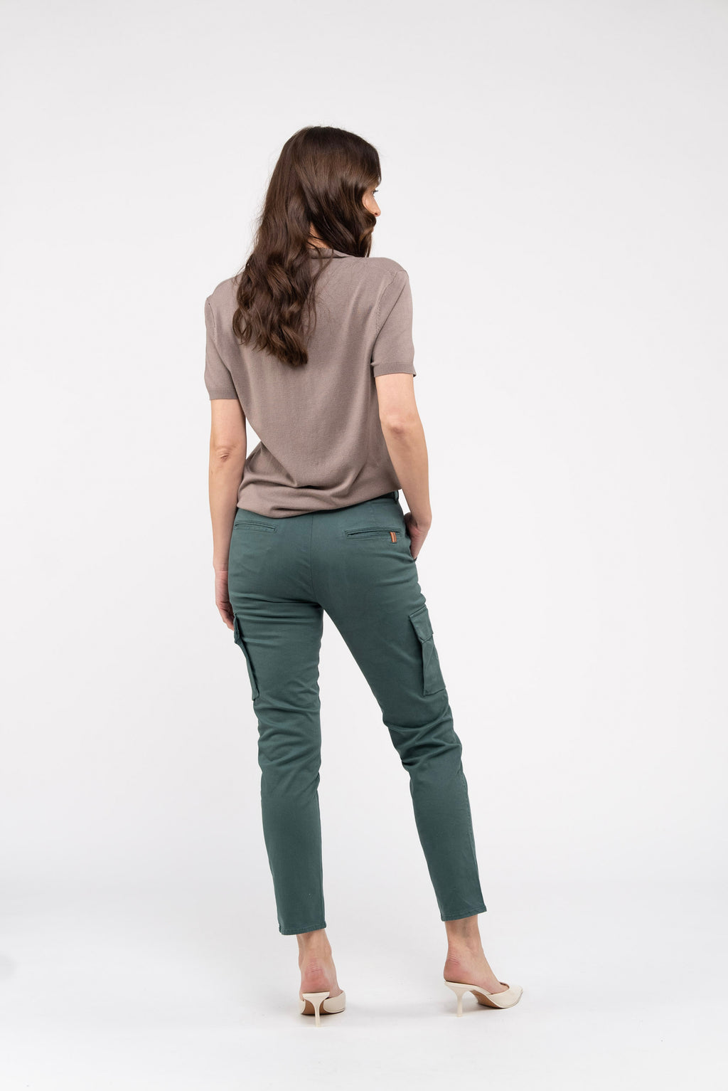 Cargohose Eucalyptus Gabardine - Waldgrün - Damen