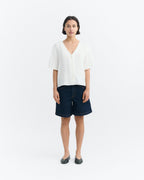 Blusa blanca hemp Libelula sostenible - 1