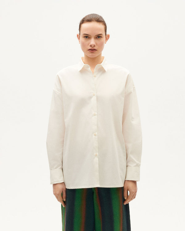 Blusa holgada de popelín Juana