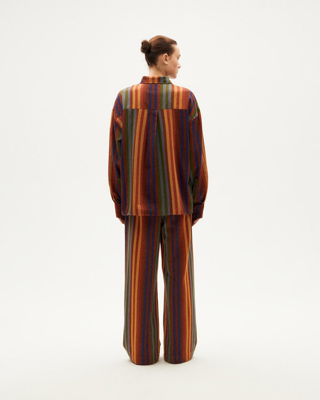 Blusa multicolor stripes Juana sostenible-4