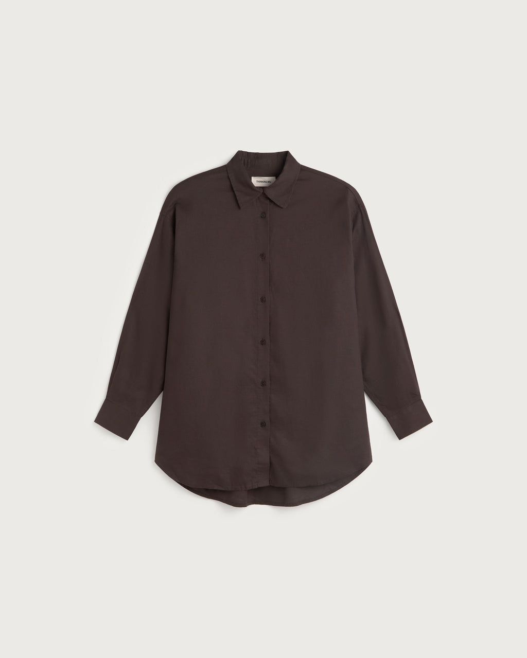 Blouse Oversize En Chanvre Gia - Marron