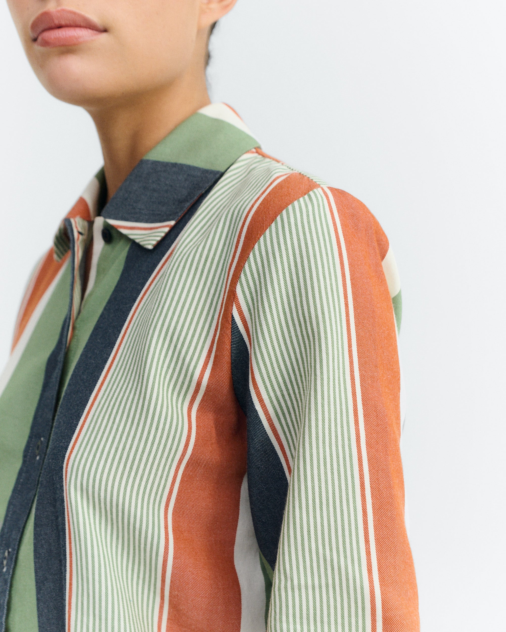 Blusa stamped multicolor stripes Ane sostenible - 4