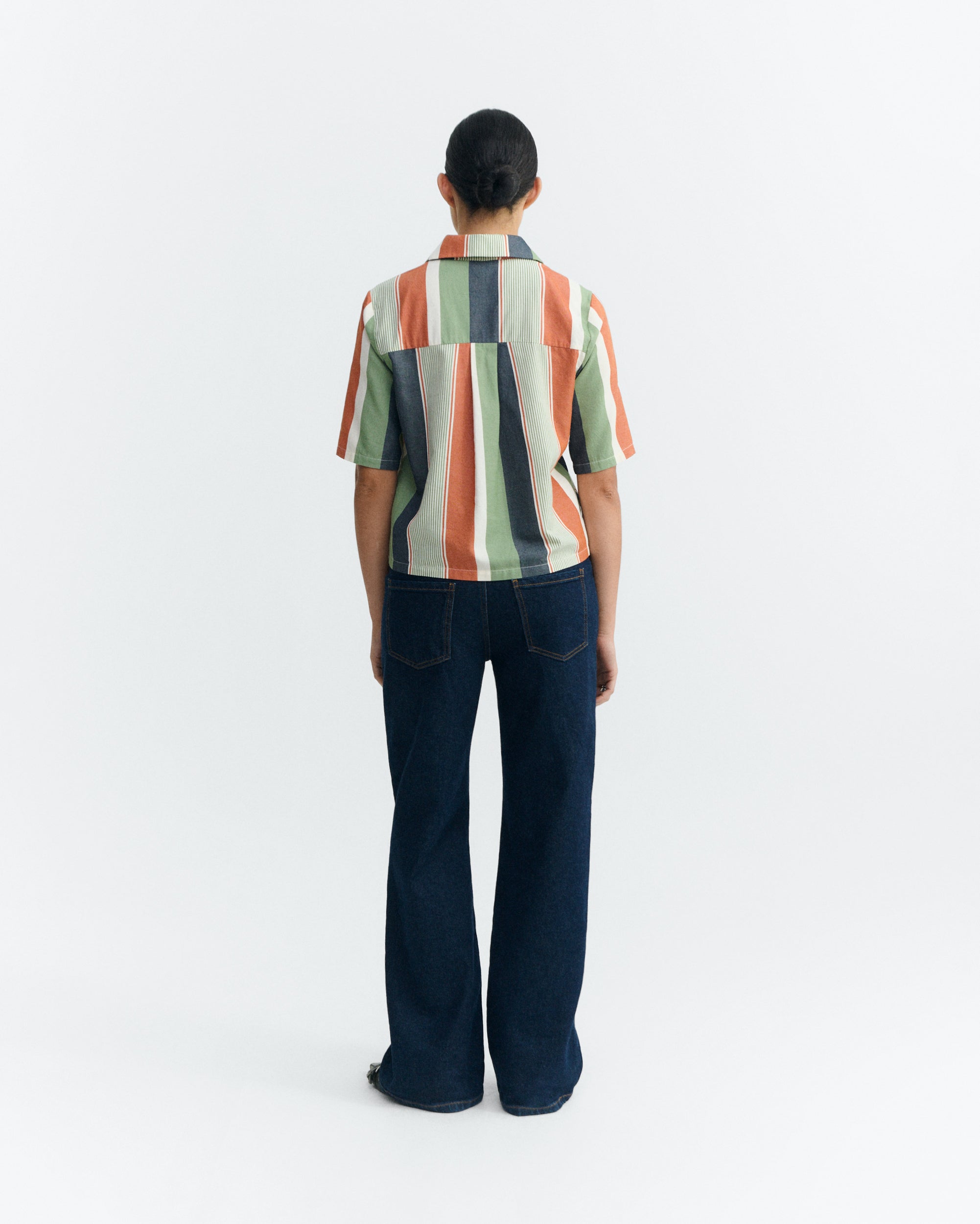 Blusa stamped multicolor stripes Ane sostenible - 5