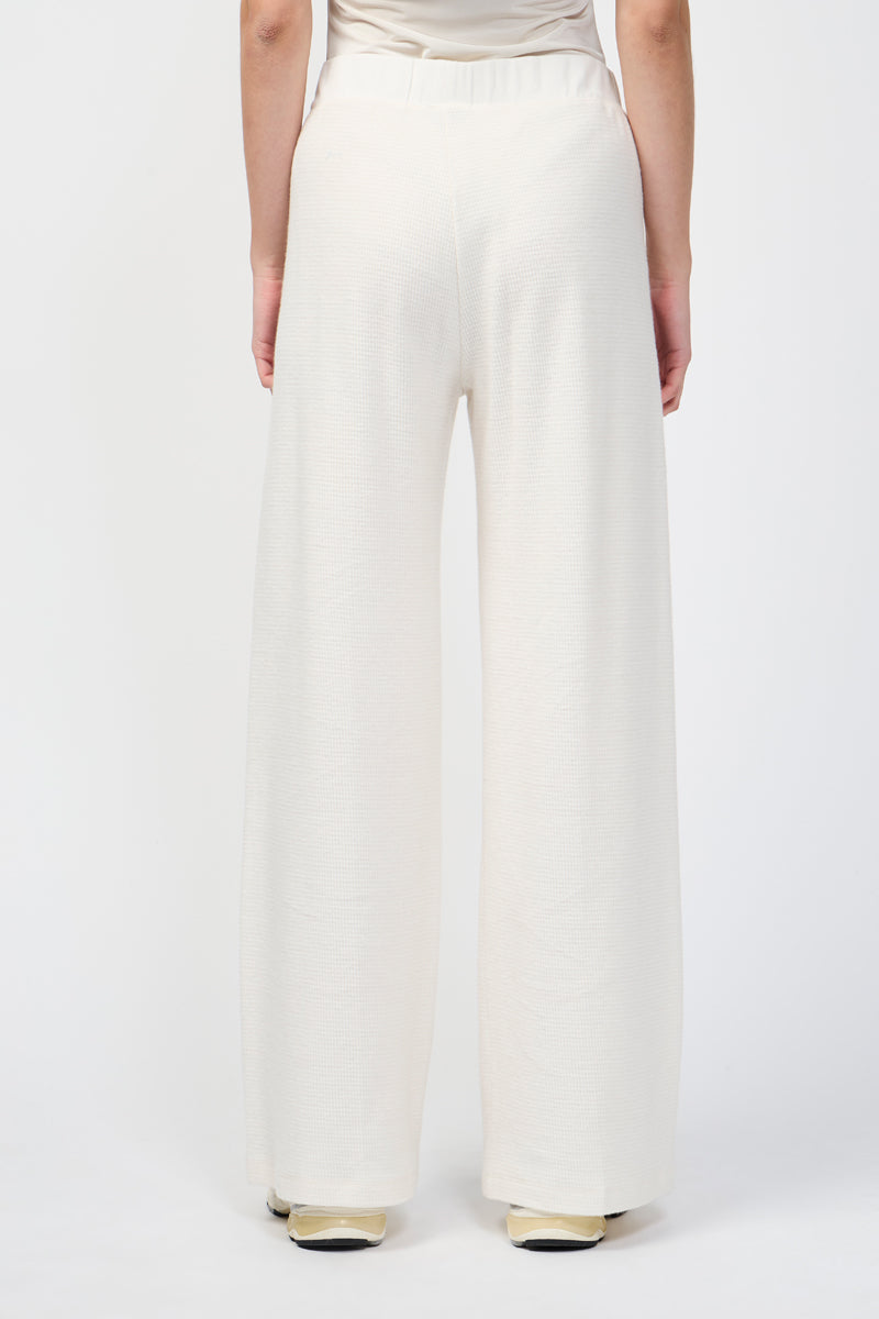 Wide-Leg Trousers - Oyster - Women