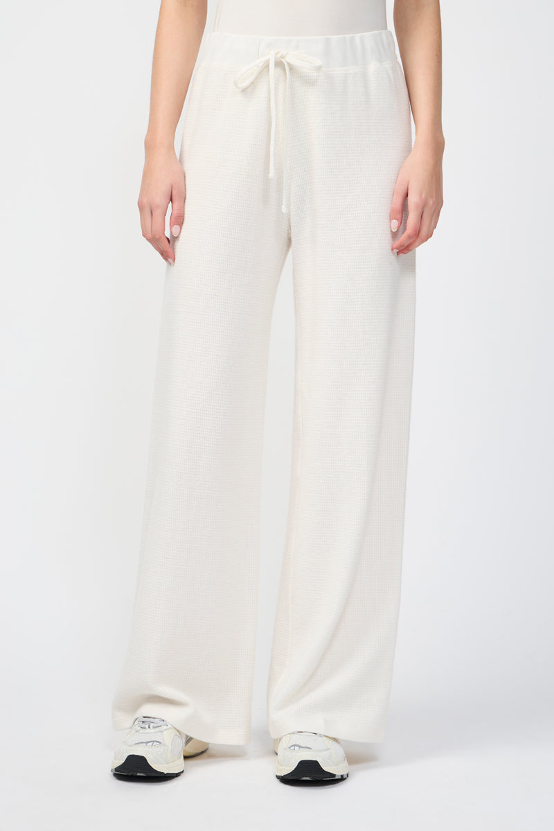 Wide-Leg Trousers - Oyster - Women