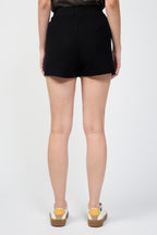 Thermal Lounge Shorts - Black - Women