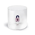 Lote De 4 Vasos De Vidrio Borosilicato - Figura Candado