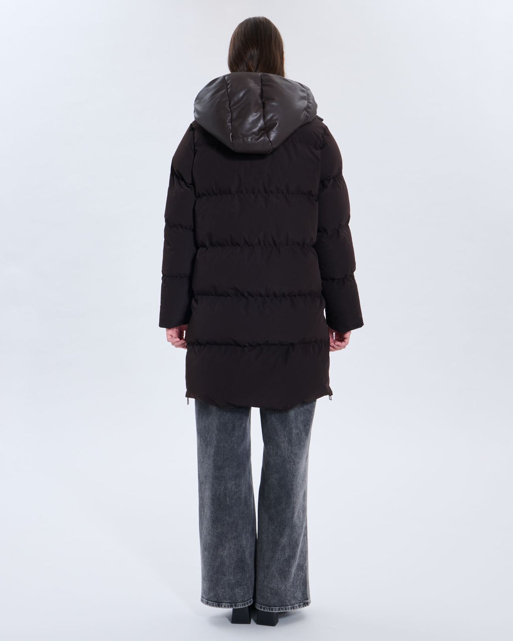 Ditsa chocolate down jacket_3