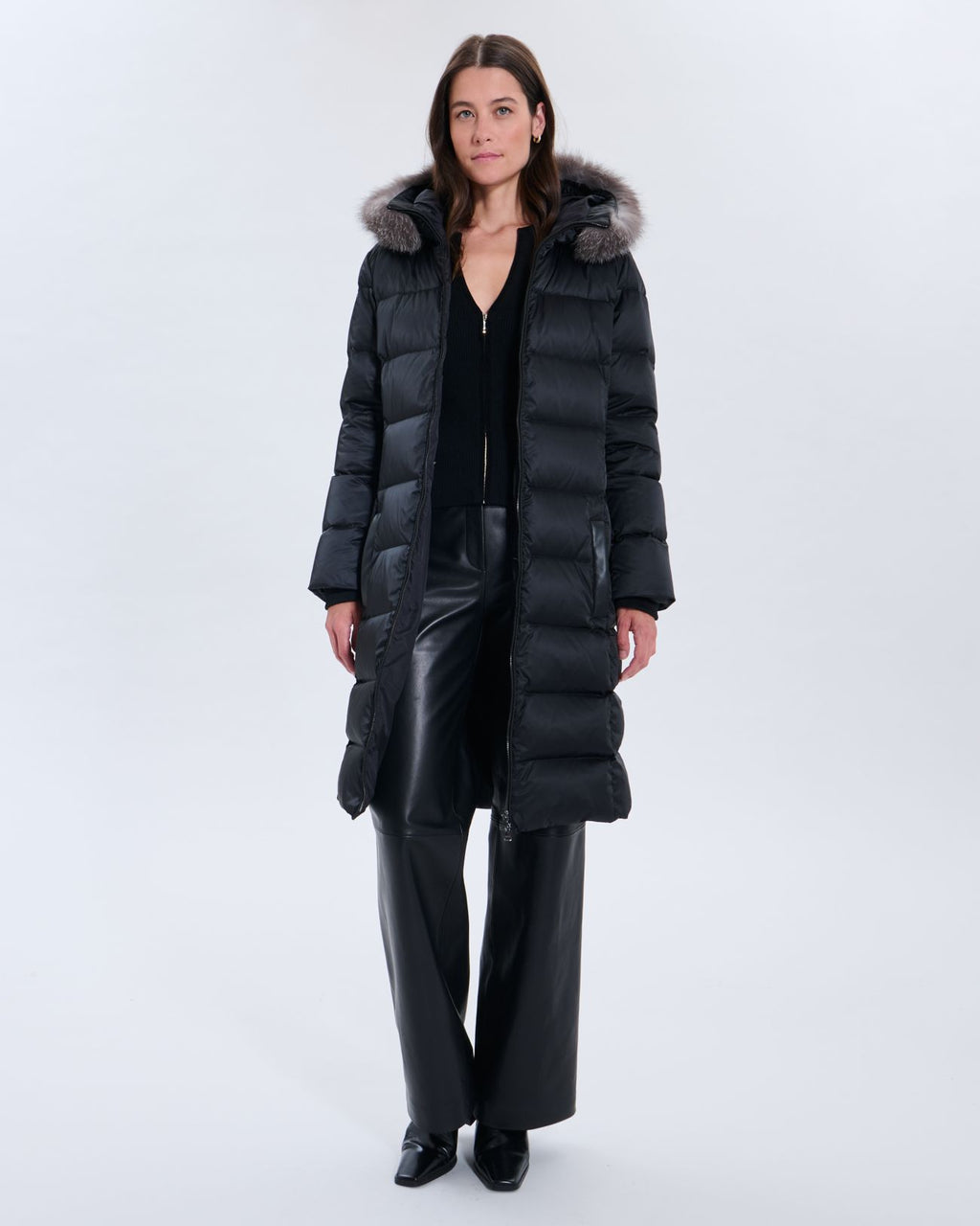 Dalyana black down jacket_1