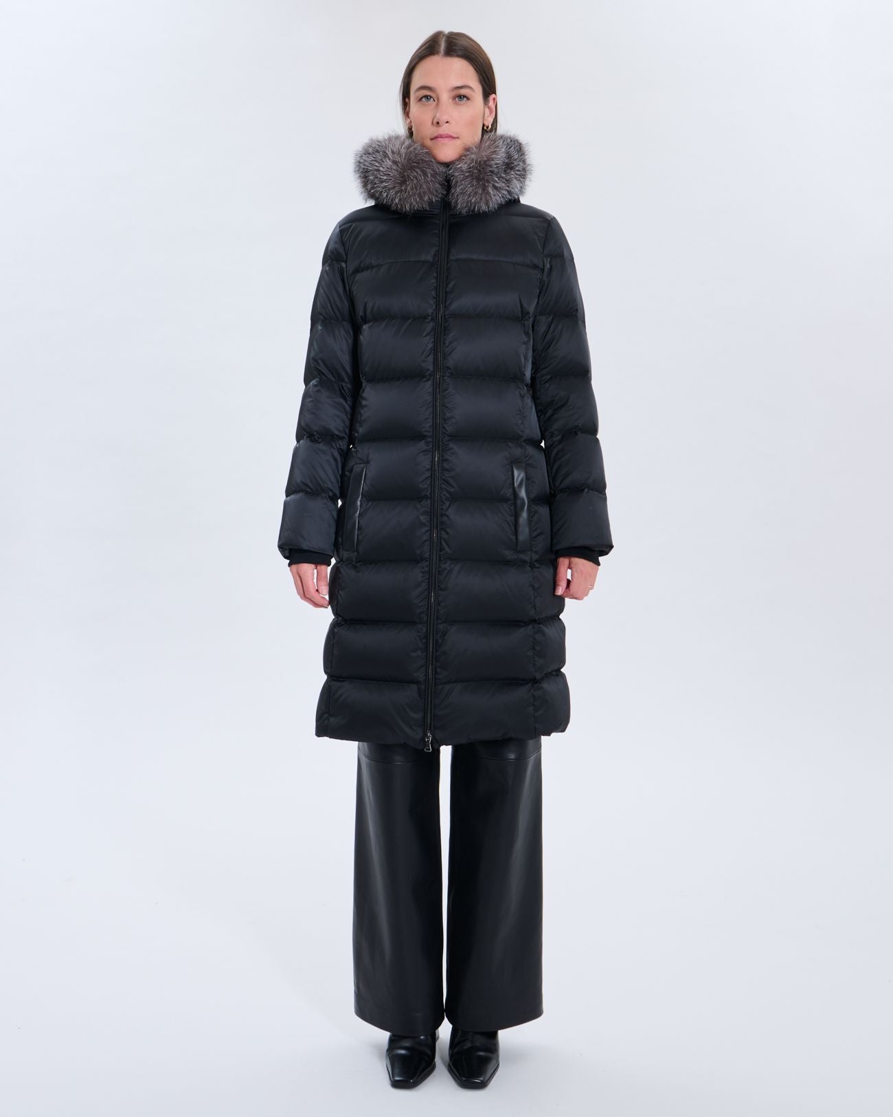 Dalyana black down jacket_4