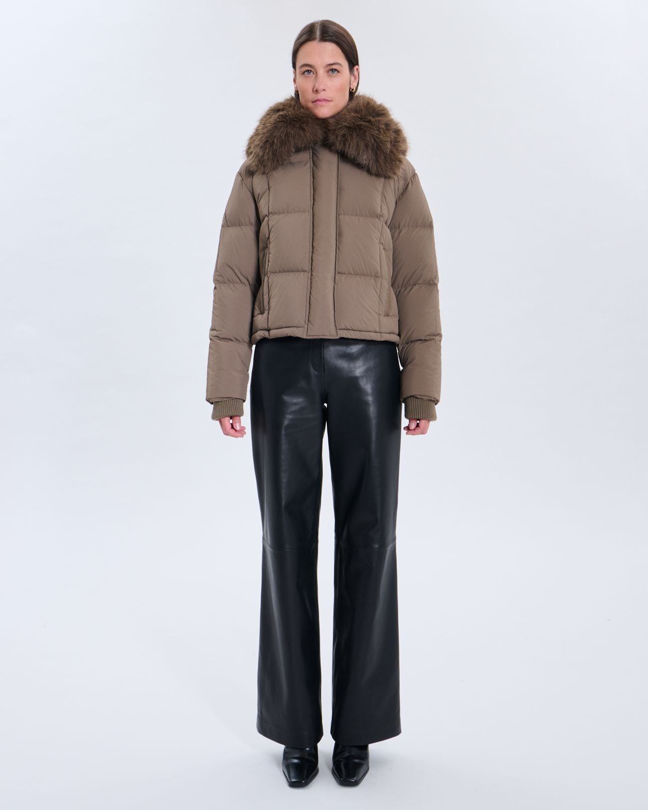 Chaqueta de plumas Demond taupe_4