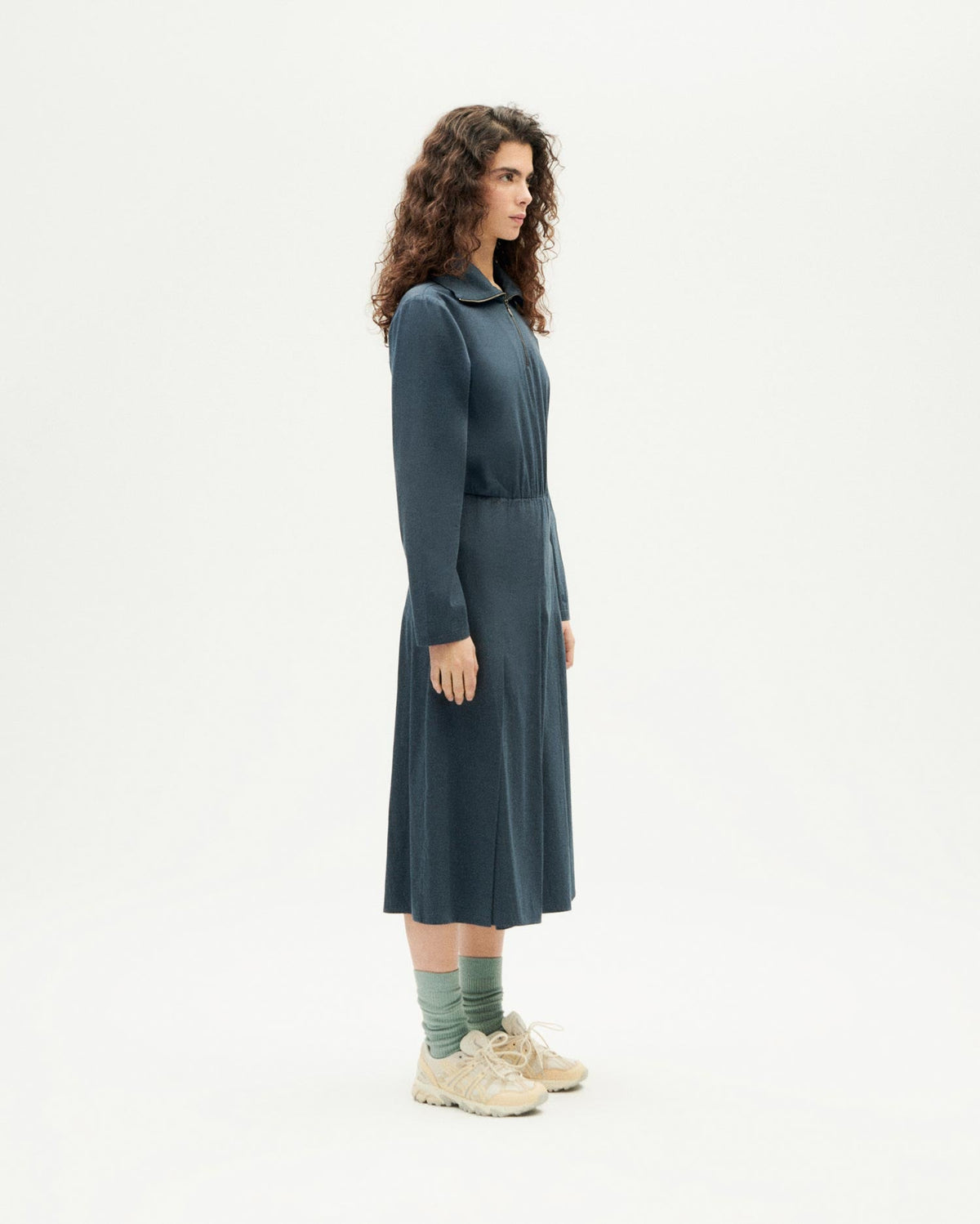 Gillian sustainable graphite dress-2