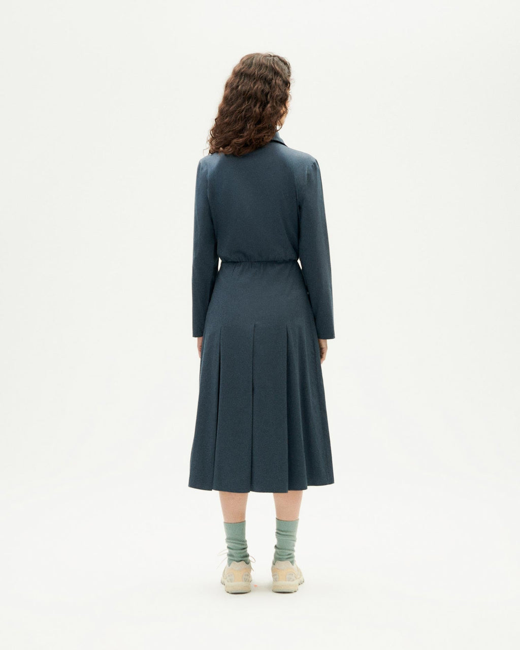 Gillian sustainable graphite dress-3