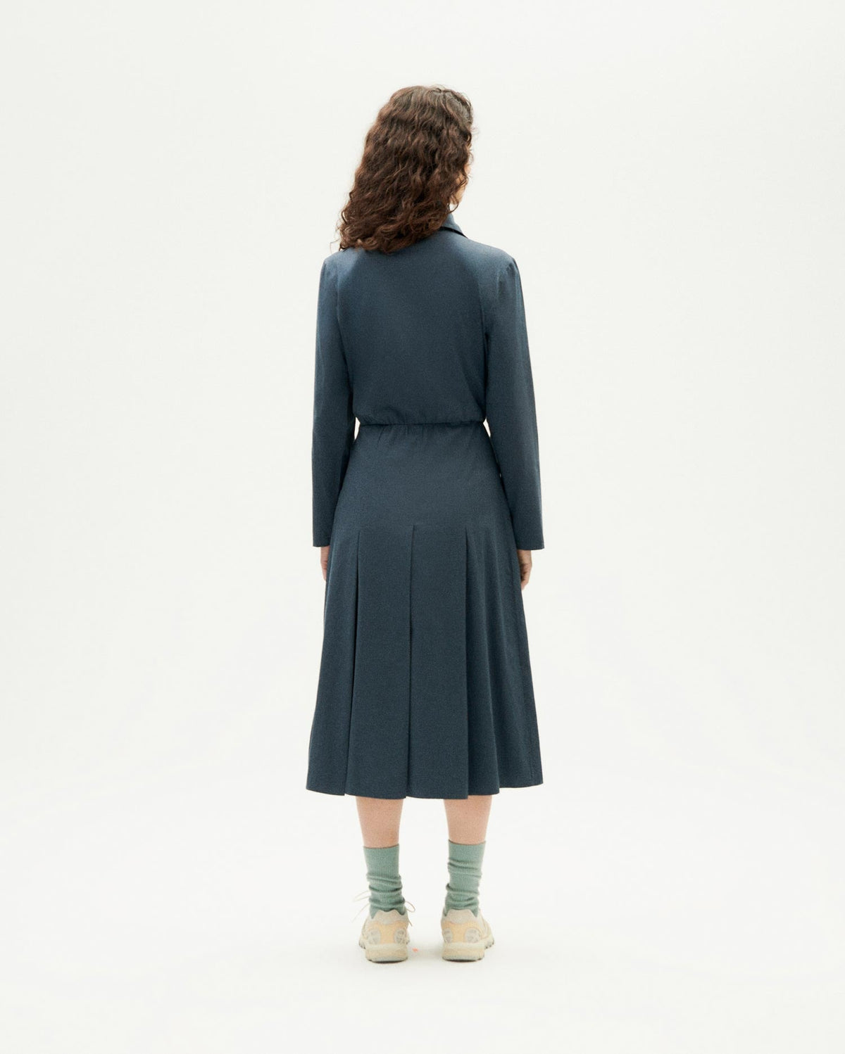 Gillian sustainable graphite dress-3