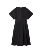 Vestido negro Laura sostenible - silueta 2
