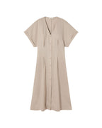 Vestido crudo hemp Laura sostenible - silueta 2