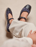 Espadrilles Bebi - Pois Marine - Femme