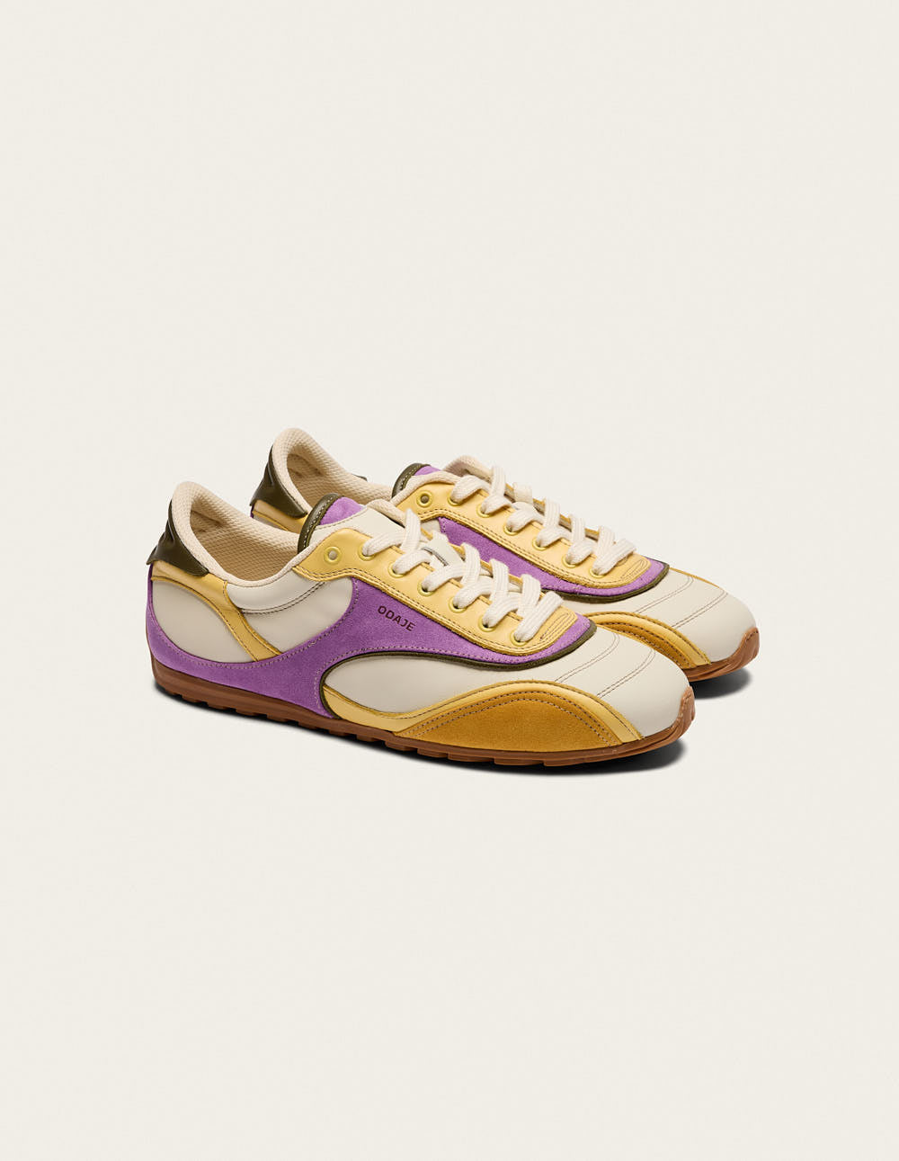 Chantua Low Top Sneakers - Lemon Ecru Lilac