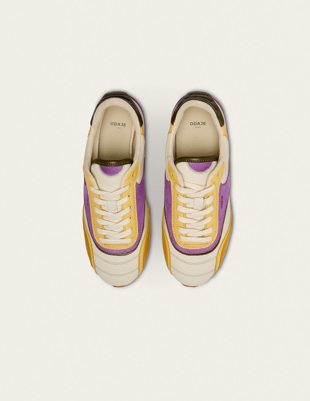 Chantua Low Top Sneakers - Lemon Ecru Lilac