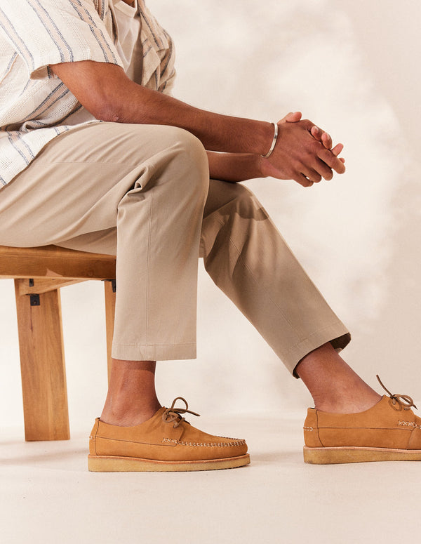 Náuticos Georges - Nubuck Cognac