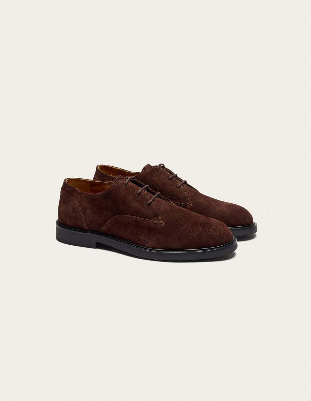 Derbies Norin - Suède Marron - Homme