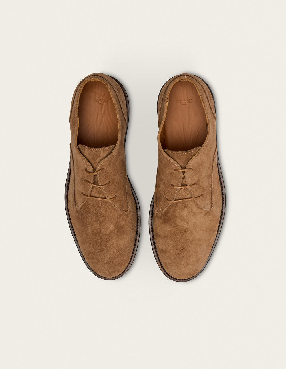 Derbies Norin - Suède Taupe - Homme