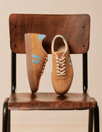 Baskets Basses Pablo - Ocre Turquoise - Homme