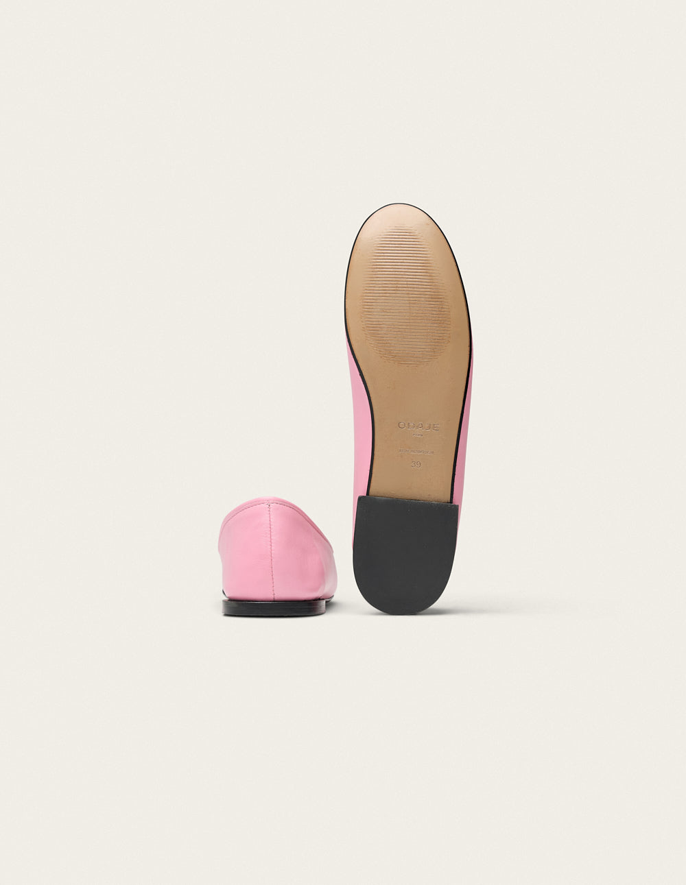 Ballerines Palea - Cuir Rose - Femme