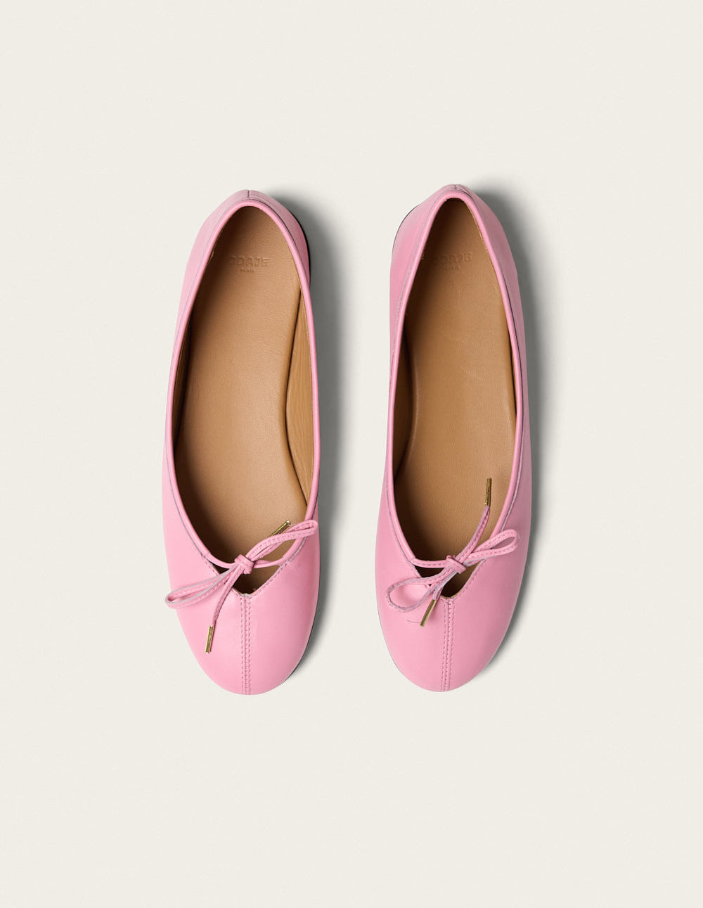Ballerines Palea - Cuir Rose - Femme
