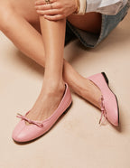 Ballerines Palea - Cuir Rose - Femme