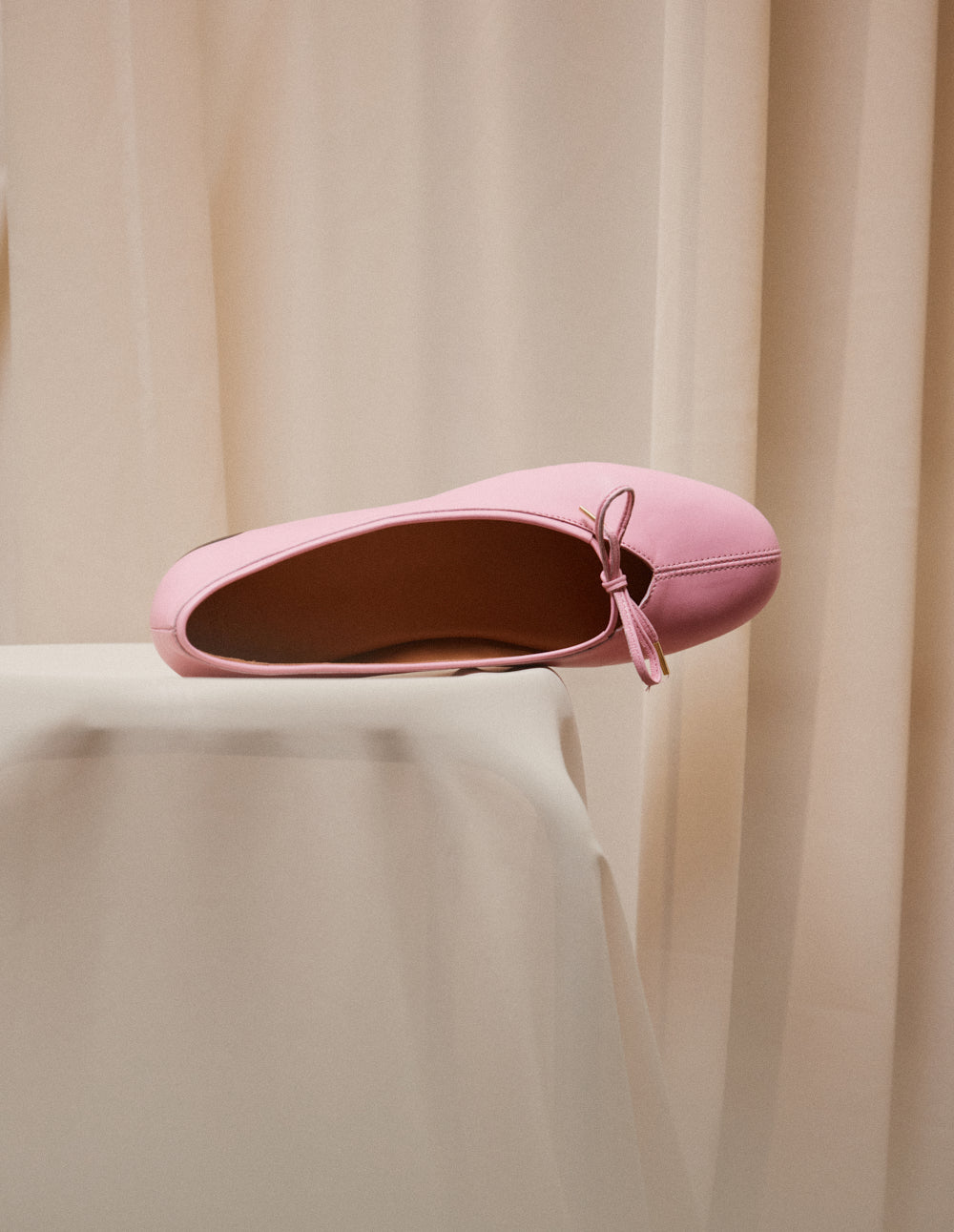 Ballerines Palea - Cuir Rose - Femme