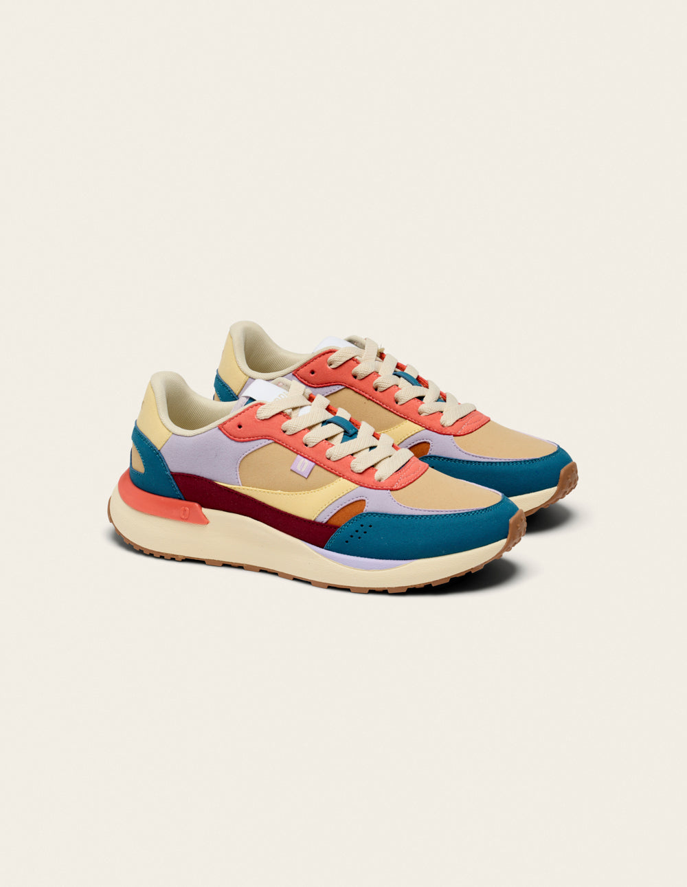 Zapatillas Anaelle Low - Pato Lila Beige
