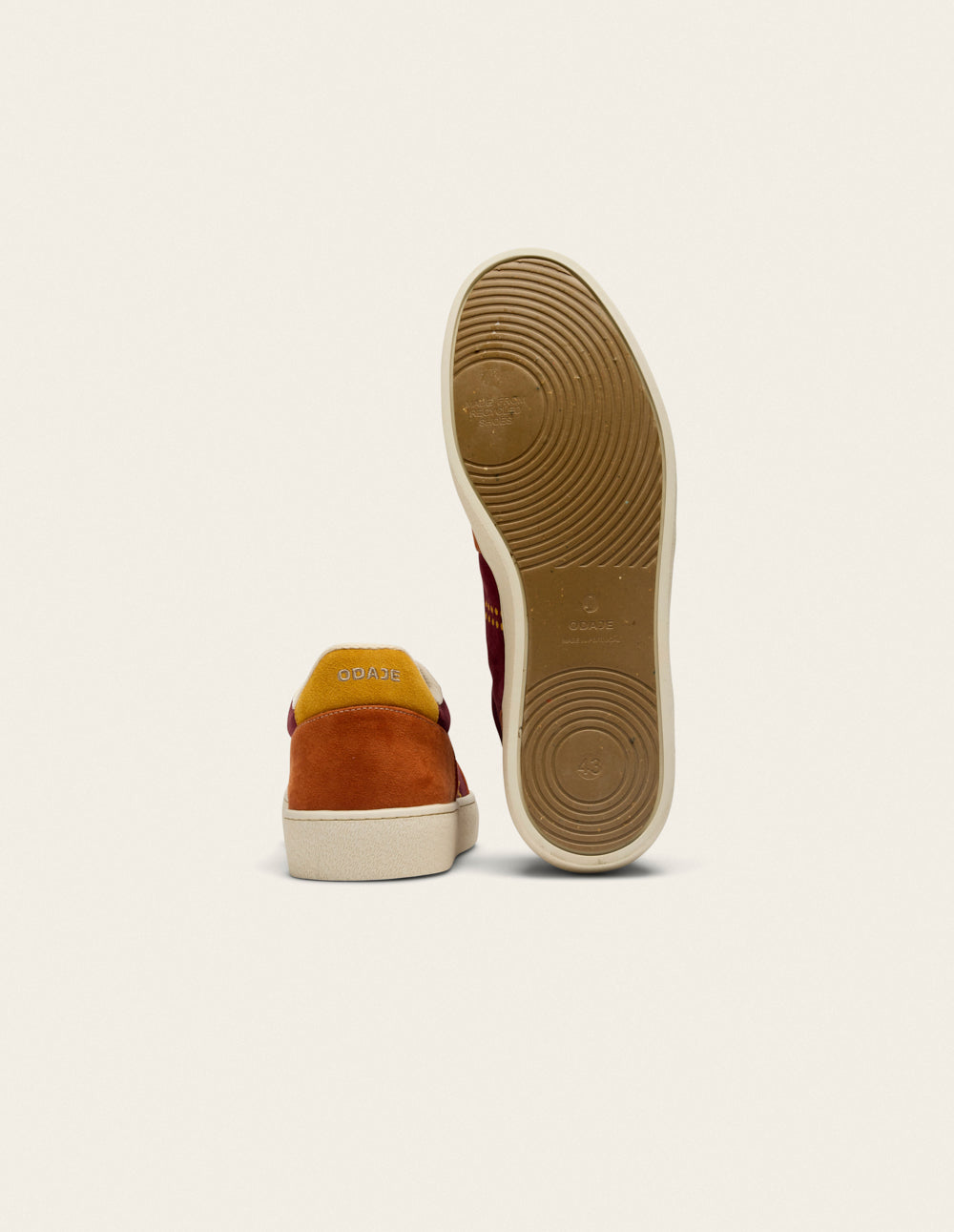 Zapatillas bajas Arthur - Ladrillo mostaza topo